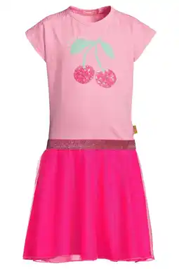 Wehkamp Orange Stars midi jurk met pailletten roze aanbieding