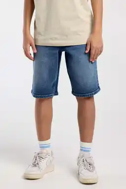Wehkamp America Today denim short dark blue denim aanbieding