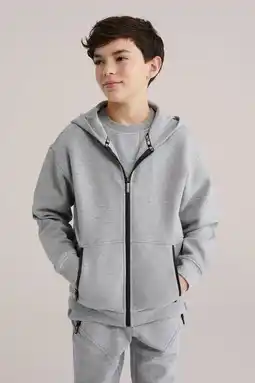 Wehkamp Salty Dog sweatvest grijs melange aanbieding