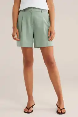 Wehkamp WE Fashion regularwaist chino short lichtgroen aanbieding