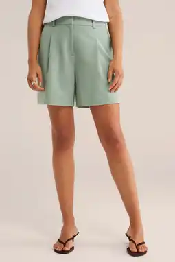 Wehkamp WE Fashion regularwaist chino short lichtgroen aanbieding