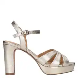 Wehkamp Manfield leren sandalettes goud aanbieding