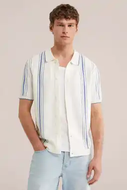 Wehkamp WE Fashion regular casual overhemd ecru aanbieding