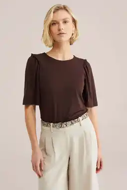 Wehkamp WE Fashion top bruin aanbieding
