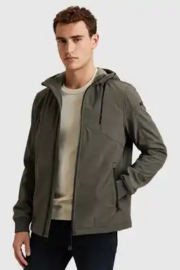 Wehkamp Cast Iron softshell jas donkergroen aanbieding