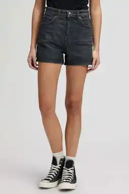 Wehkamp Lee denim highwaist short black denim aanbieding