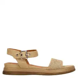 Wehkamp No Stress leren sandalen beige aanbieding