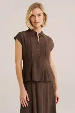 Wehkamp WE Fashion blouse bruin aanbieding