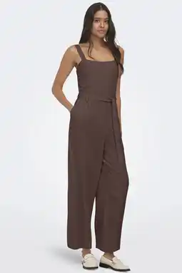 Wehkamp ONLY jumpsuit bruin aanbieding