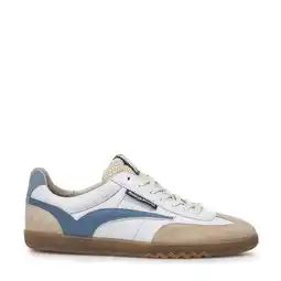 Wehkamp Floris van Bommel De Zaler 01.18 leren sneakers wit/beige/blauw aanbieding