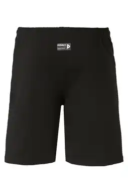Wehkamp Donnay sportshort Nick zwart gemeleerd aanbieding