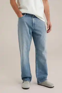 Wehkamp WE Fashion Blue Ridge loose fit jeans mid blue aanbieding