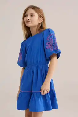 Wehkamp WE Fashion zomerjurk marineblauw aanbieding
