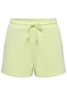 Wehkamp JDY regularwaist sweatshort limegroen aanbieding