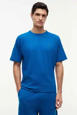 Wehkamp Tommy Hilfiger pyjamatop blauw aanbieding