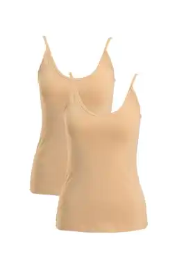 Wehkamp My Basic by After Eden hemd (set van 2) beige aanbieding