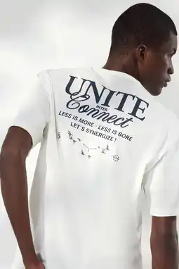 Wehkamp s.Oliver relaxed T-shirt met backprint wit aanbieding