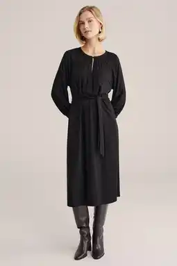 Wehkamp WE Fashion A-lijn jurk zwart aanbieding