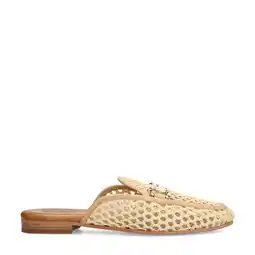 Wehkamp Sacha raffia slippers beige aanbieding