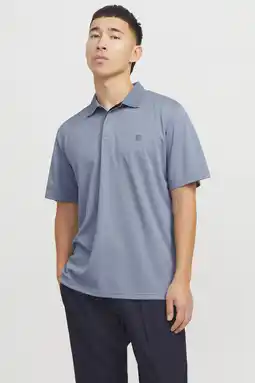 Wehkamp JACK & JONES PREMIUM regular polo blauw aanbieding