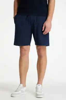 Wehkamp CHASIN' Slate.S Structure regular casual short donkerblauw met textuur aanbieding