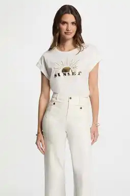 Wehkamp Morgan T-shirt wit aanbieding