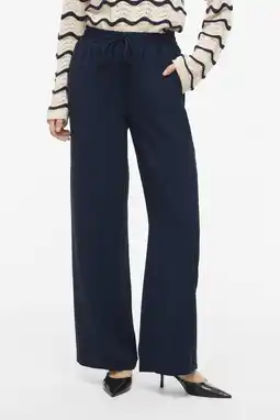 Wehkamp VILA casual broek marine aanbieding