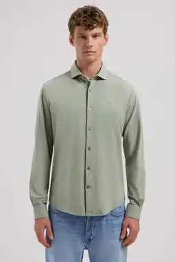 Wehkamp Dstrezzed slim casual overhemd groen aanbieding