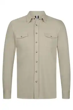 Wehkamp Profuomo overshirt beige aanbieding
