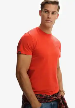 Wehkamp Superdry slim T-shirt oranje aanbieding