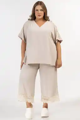 Wehkamp Curviss top beige aanbieding
