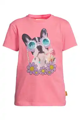 Wehkamp Orange Stars T-shirt roze met pailletten aanbieding