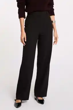 Wehkamp Morgan straight highwaist pantalon zwart aanbieding