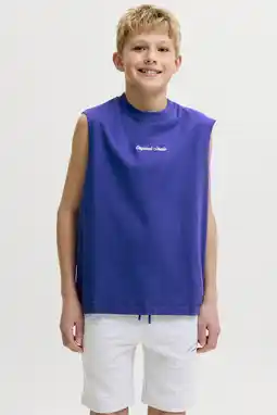Wehkamp JACK & JONES JUNIOR tanktop blauw aanbieding