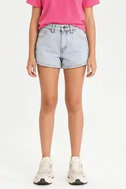 Wehkamp Cars regular denim short light blue denim aanbieding