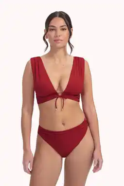Wehkamp Cyell Design bikinibroekje Femme Rouge donkerroze aanbieding