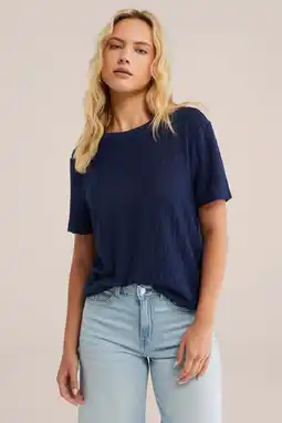 Wehkamp WE Fashion top blauw aanbieding