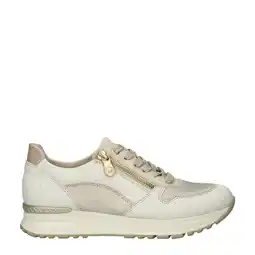 Wehkamp Rieker leren sneakers beige/wit aanbieding
