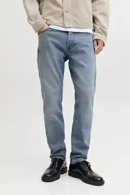 Wehkamp JACK & JONES JEANS INTELLIGENCE JJIMIKE JJCOOPER tapered jeans light blue denim aanbieding