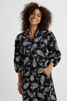 Wehkamp Ruby broderie blouse met linnen zwart aanbieding