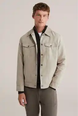 Wehkamp WE Fashion suede jasje beige aanbieding
