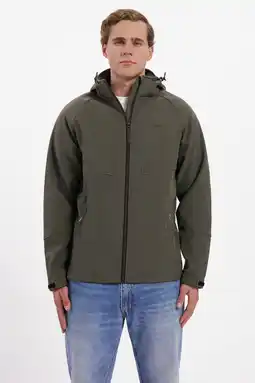 Wehkamp Kjelvik softshelljas Rik groen aanbieding