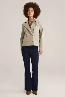 Wehkamp WE Fashion trenchcoat beige aanbieding