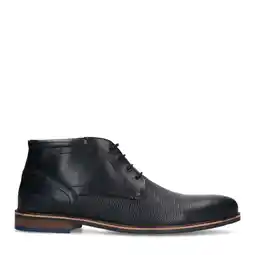 Wehkamp Manfield leren veterschoenen zwart aanbieding