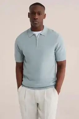 Wehkamp WE Fashion regular polo groen aanbieding
