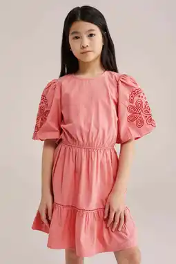 Wehkamp WE Fashion zomerjurk roze aanbieding