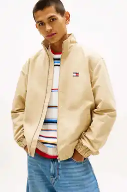 Wehkamp Tommy Jeans zomerjas beige aanbieding