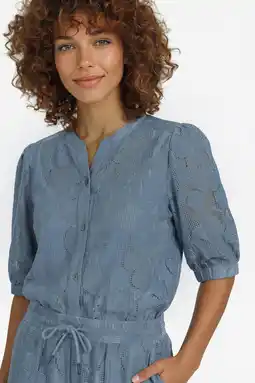 Wehkamp G-maxx blouse lichtblauw aanbieding