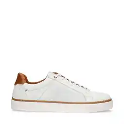 Wehkamp No Stress nubuck sneakers wit/cognac aanbieding