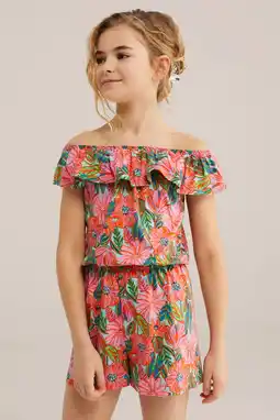 Wehkamp WE Fashion playsuit roze aanbieding
